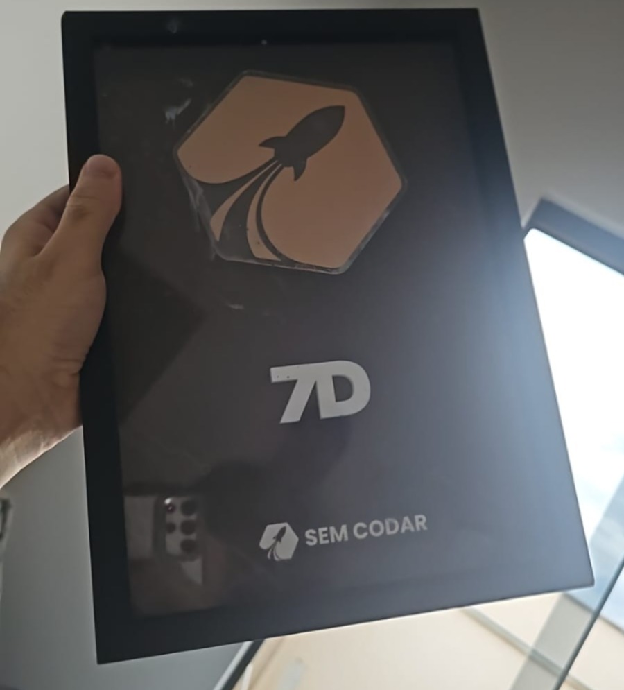 Placa 7 dígitos da equipe